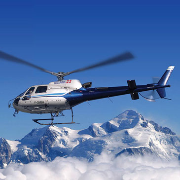 Survol du Mont Blanc en Hélicoptère