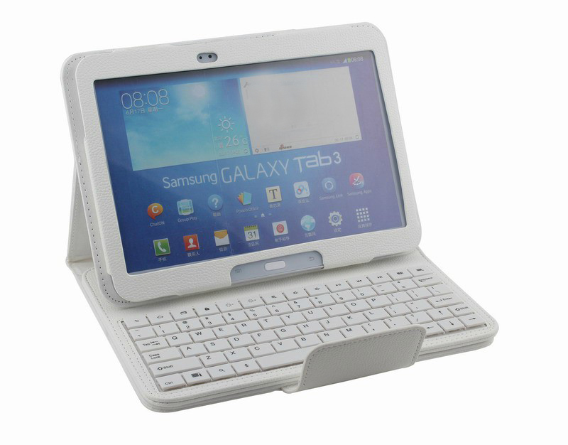 Etui clavier Bluetooth intégré pour Samsung Galaxy Tab 3 10.1