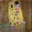 Toile de Gustav Klimt - Le Baiser 1907